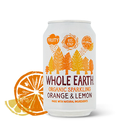 Organic Lightly Sparkling Orange & Lemon Drink 330ml