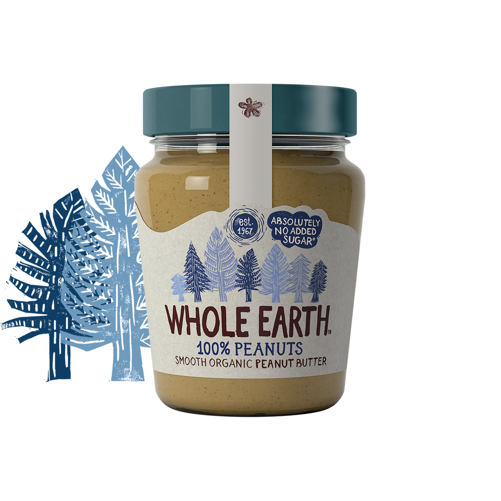 100% Nuts Smooth Peanut Butter 227g