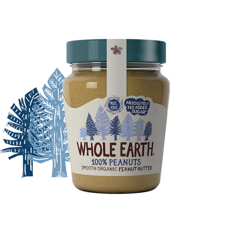 100% Nuts Smooth Peanut Butter 227g