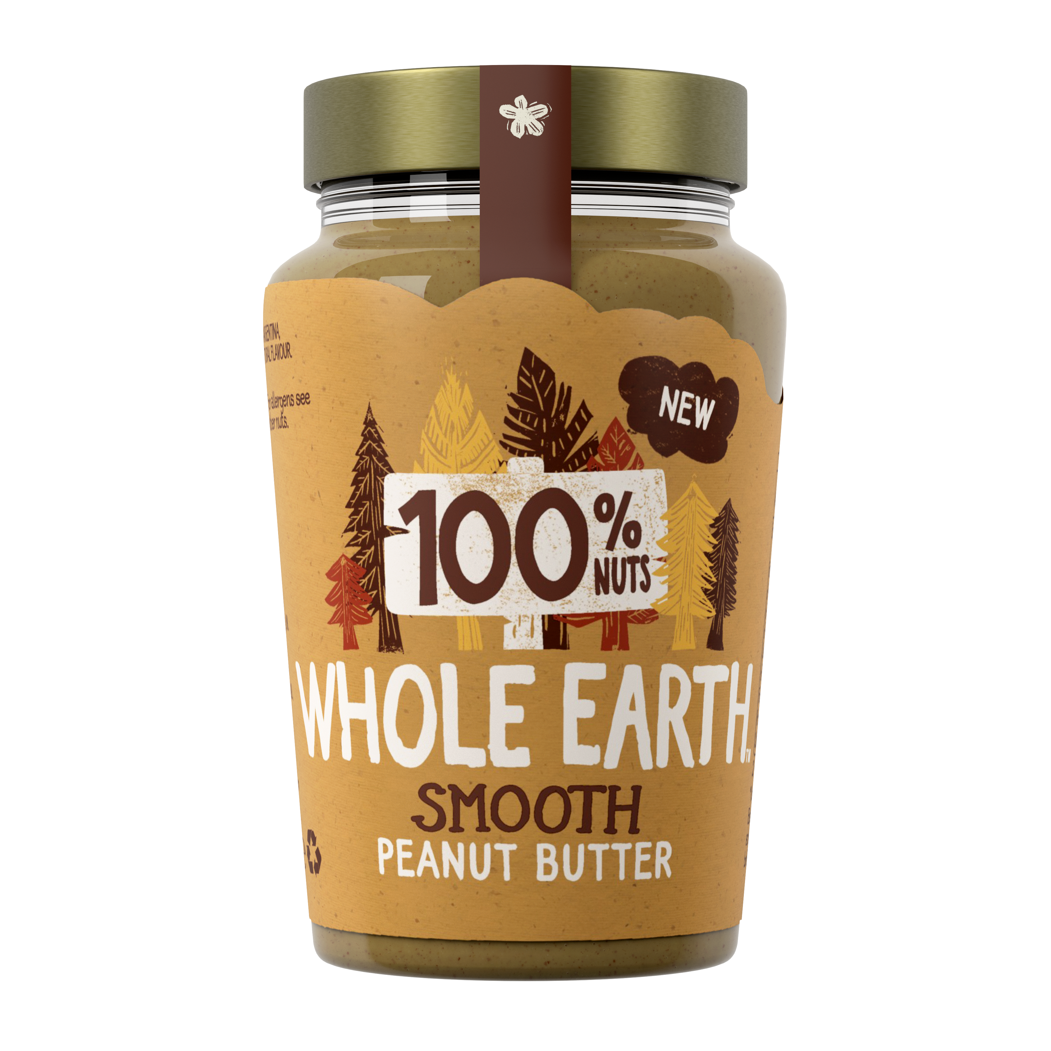 100% Nuts Smooth Peanut Butter 340g