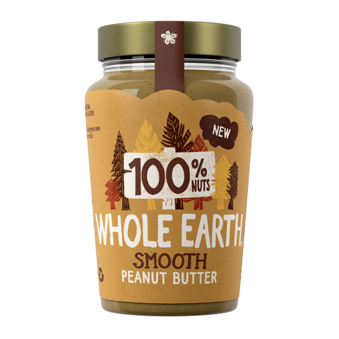 100% Nuts Smooth Peanut Butter 340g