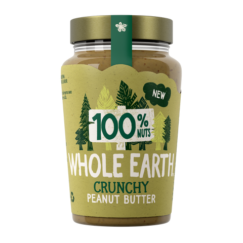 100% Nuts Crunchy Peanut Butter 340g