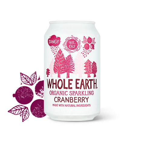 Organic Sparkling Cranberry Drink 330ml