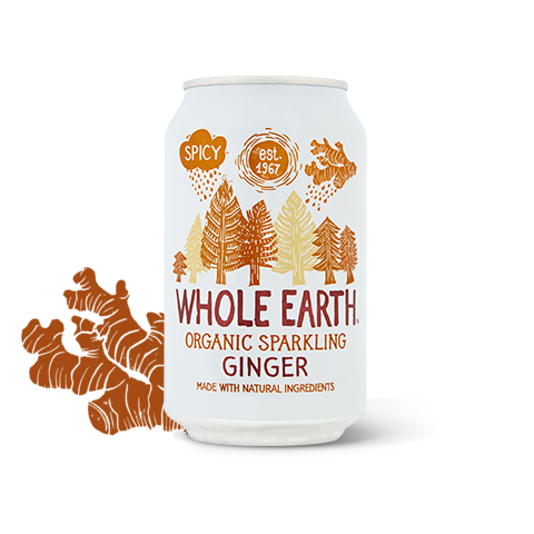 Organic Sparkling Ginger Drink 330ml