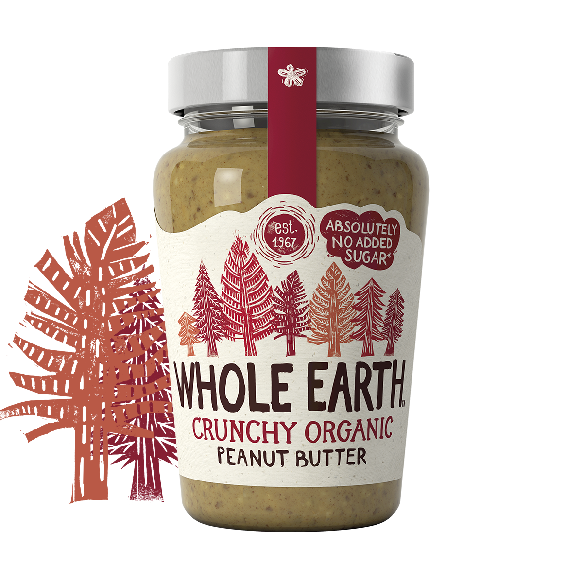 Organic Crunchy Peanut Butter 340g