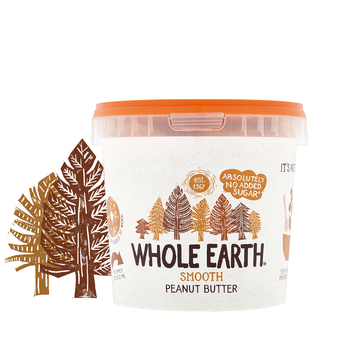 Smooth Peanut Butter No Added Sugar 1000g
